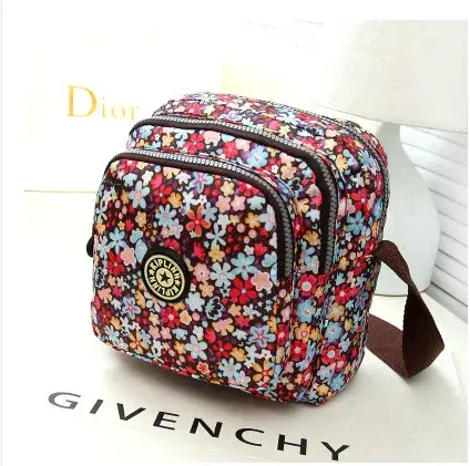Petit sac à main carré alertes onal en toile pour femme