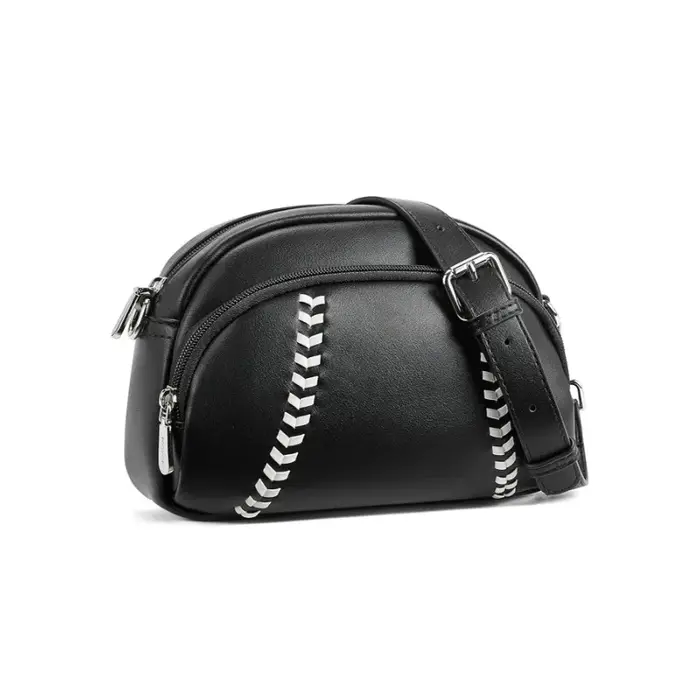 Nouveau sac à bandoulière en cuir de Style Baseball populaire rétro