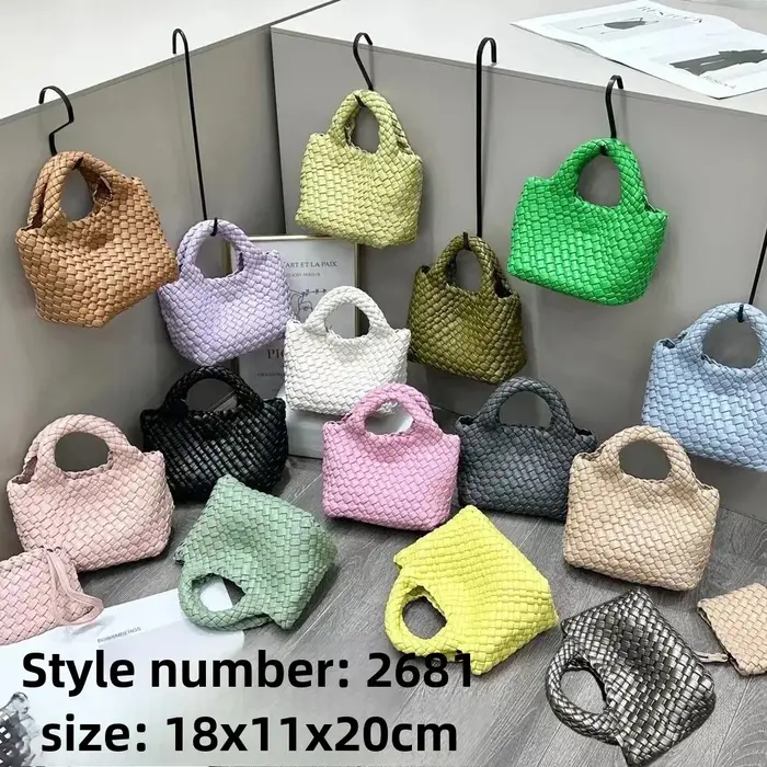2025 nouveau été Mini sac à bandoulière femmes sac à main pur tissé à la main panier sensation haut 