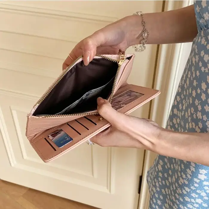 Porte-monnaie portable pour femme