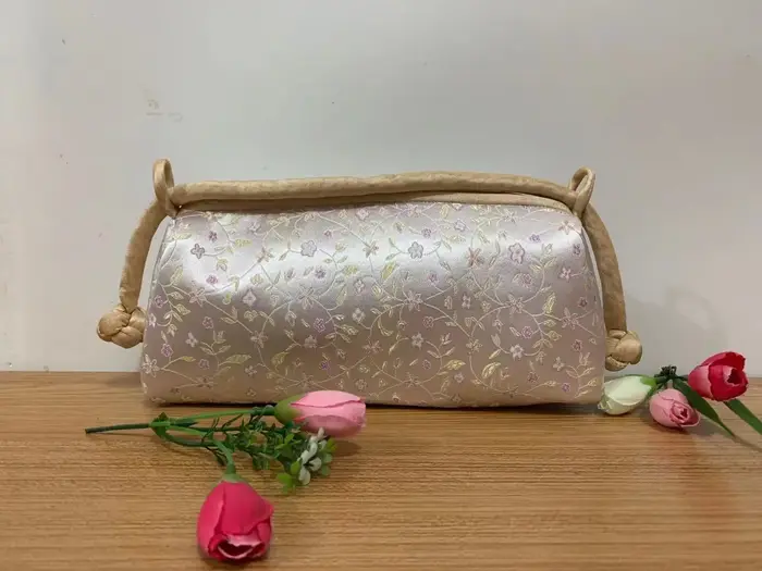 Sac à main de luxe en soie de style chinois pour femme