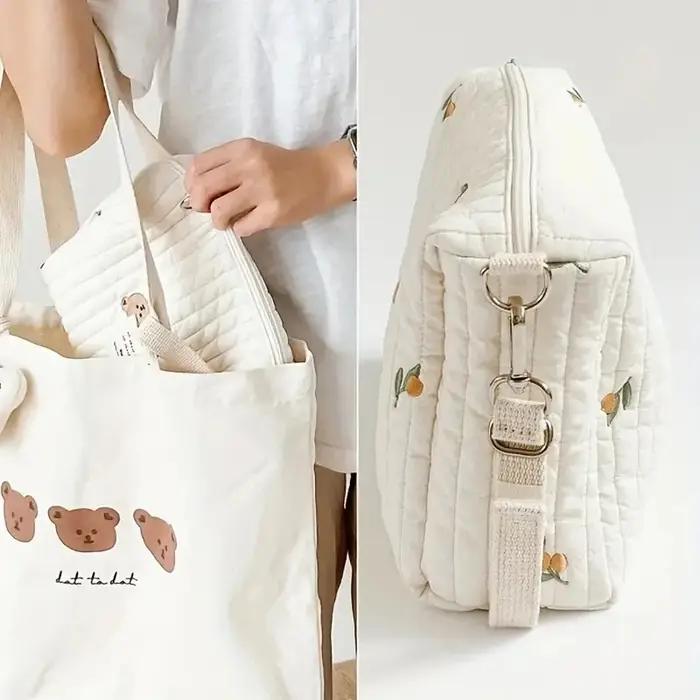 Sac de rangement Portable en coton