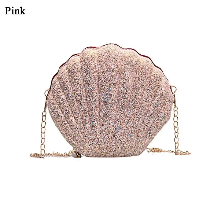Sacs à main à bandoulière pour femmes, sac à coque avec chaîne à paillettes mignonnes, petit sac à b