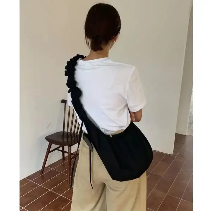 Sac de shopping pliable en dentelle pour femmes