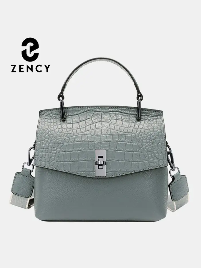 Sac à main Zency en cuir véritable pour femme