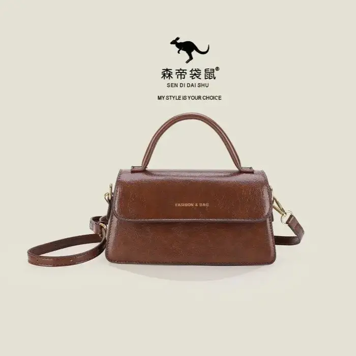 Sac Chic Urbain Style Simple pour Femme – Nouvelle Tendance de la Saison – Sac à Bandoulière et Sac Croisé pour Trajet Quotidien en PU Souple – Taille Moyenne – Vente Flash