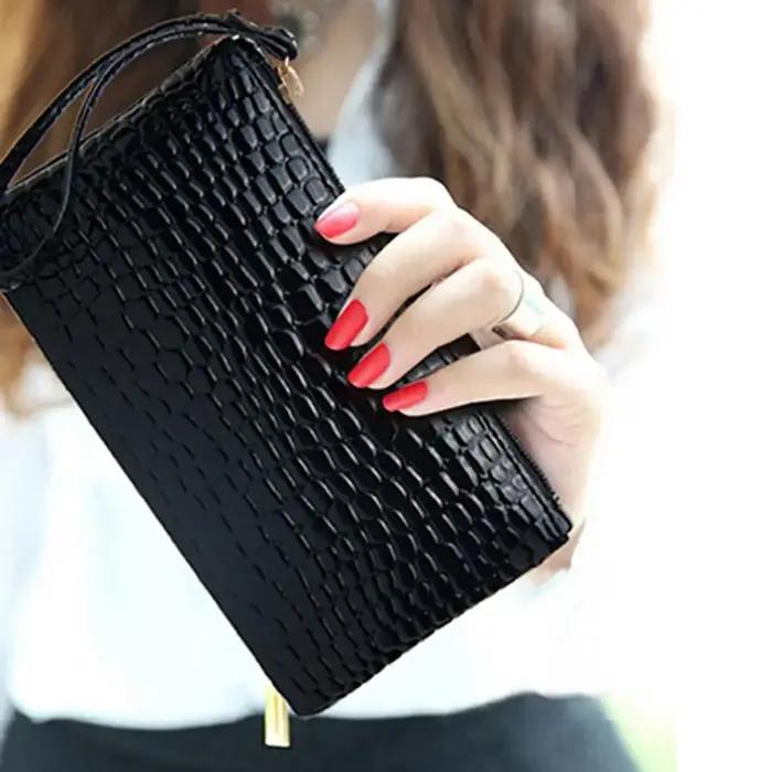 Mode femmes sac à main Faux cuir portefeuille sac