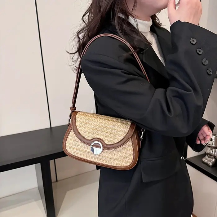 Sac à main tissé de styliste pour femmes