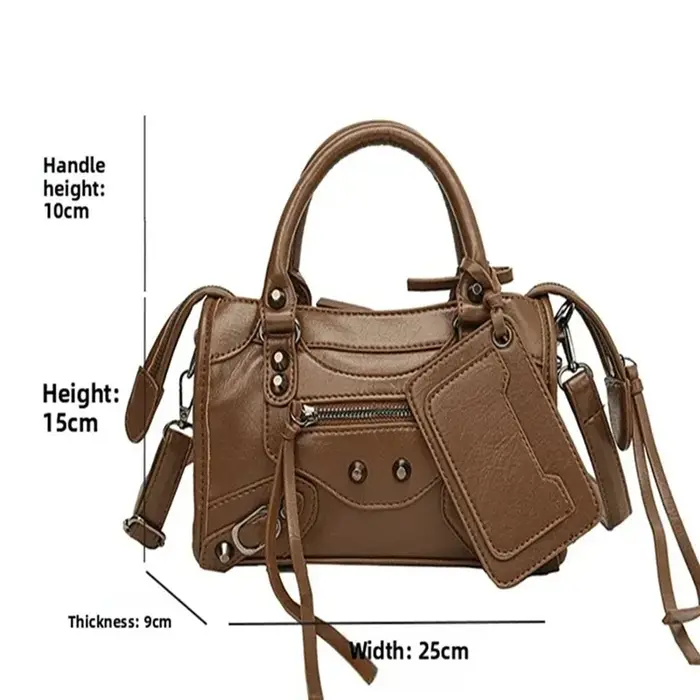 Sac à main à Rivets de grande capacité pour femmes