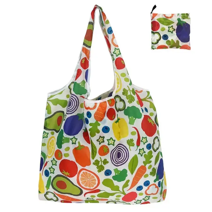 Sac de courses pliable et écologique imprimé à la mode