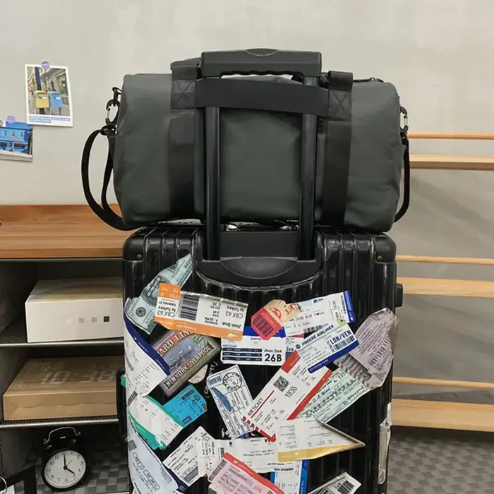Sac à bagages personnalisé avec logo imprimé pour femme
