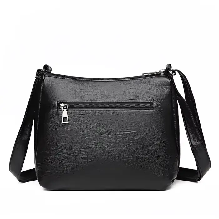 Sac à main asymétrique épaule dénudée en cuir élégant