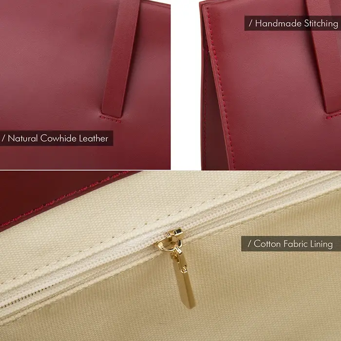 Matna-in-Sac sous les bras en cuir fendu pour femme, sac à main souple pour femme, mode française, i