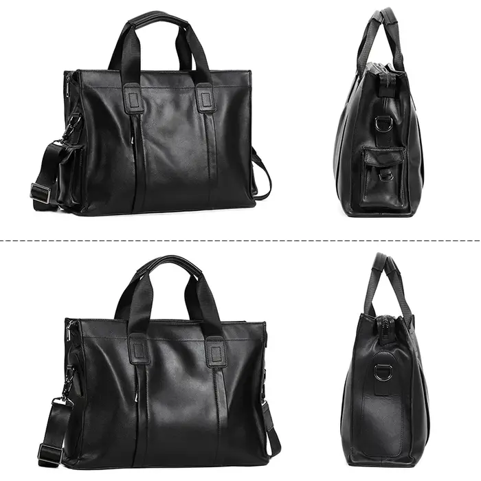 Design-Sac à Main en Cuir group de Vache pour Homme, Étui à Bombes, à la Mode, pour Ordinateur Porta