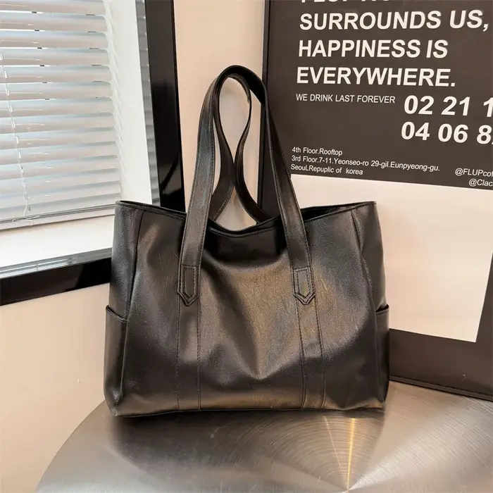 Sac à main vintage grande capacité pour femme