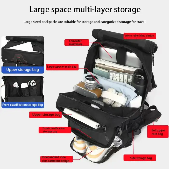 Sacs à dos de voyage pour hommes et femmes