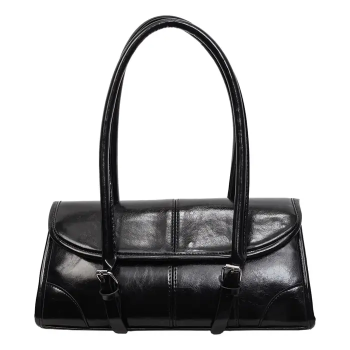 Sac sous les bras en cuir PU bordeaux de haute qualité