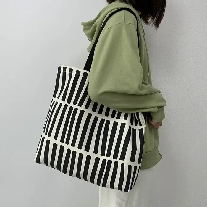 Sac fourre-tout en toile pour femmes