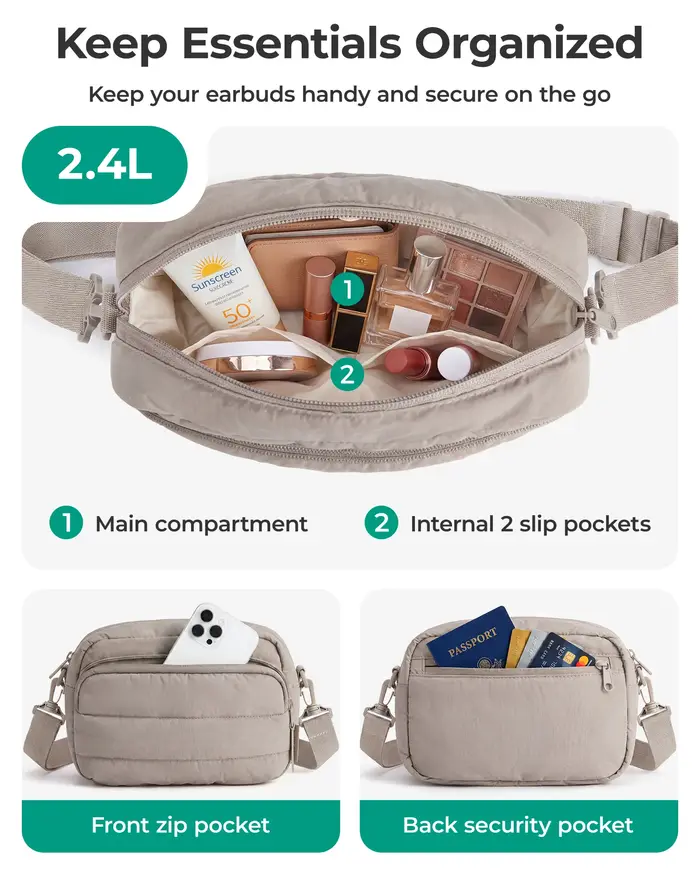 BAGSMART Petits sacs bandoulière pour femmes