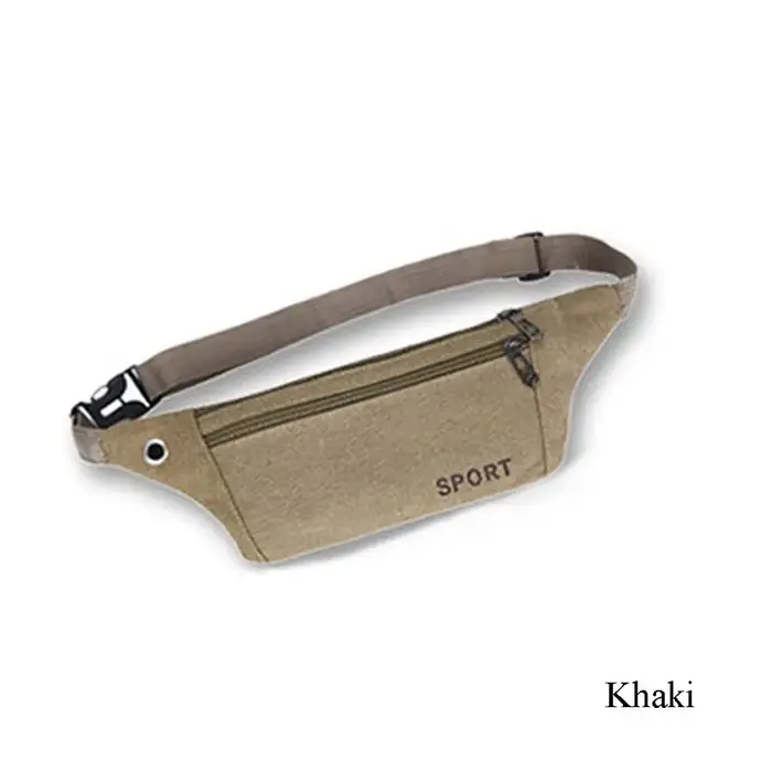 Sac banane en toile pour homme