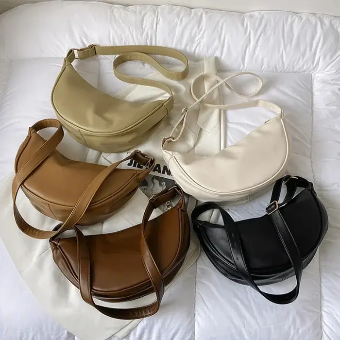 2026 Nouvelle mode femmes Hobos Sac en cuir souple sacs à bandoulière