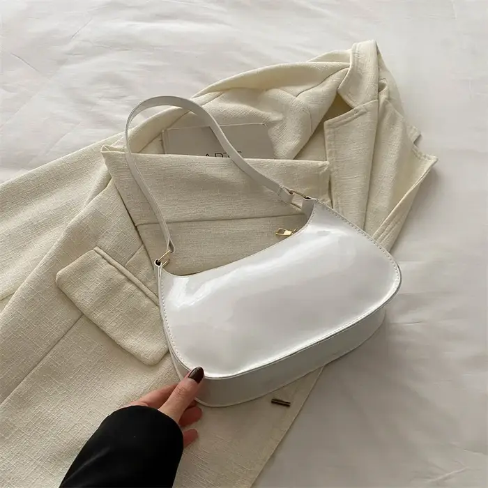 Sac à bandoulière de couleur unie pour femmes, tendance printemps, polyvalent, petit Design carré, S