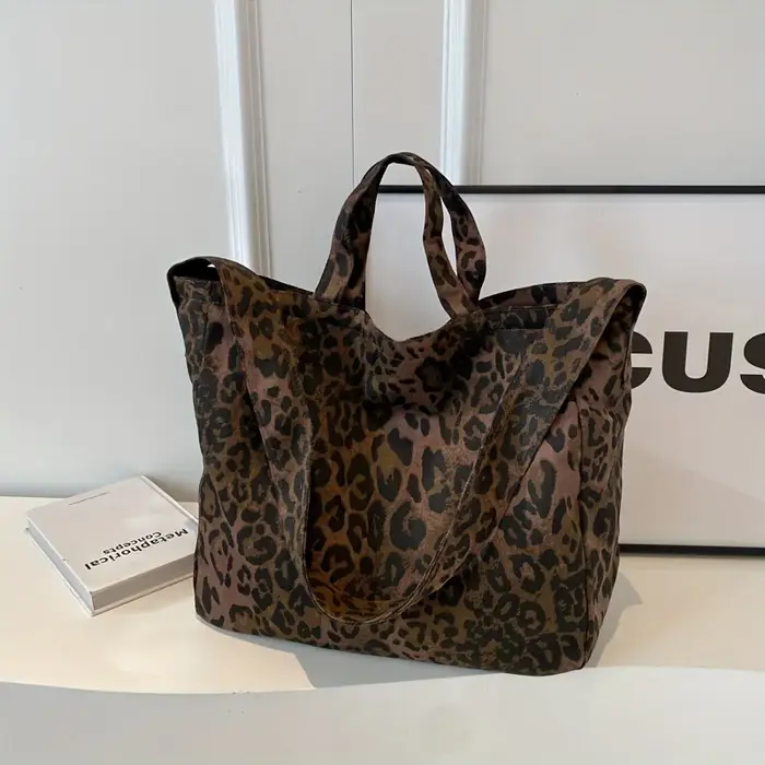 Sac Vintage imprimé léopard pour femmes