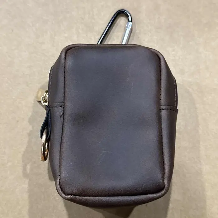 Sac en cuir avec fermeture éclair, porte-clés, porte-monnaie, porte-cartes, sac de ceinture pour la 