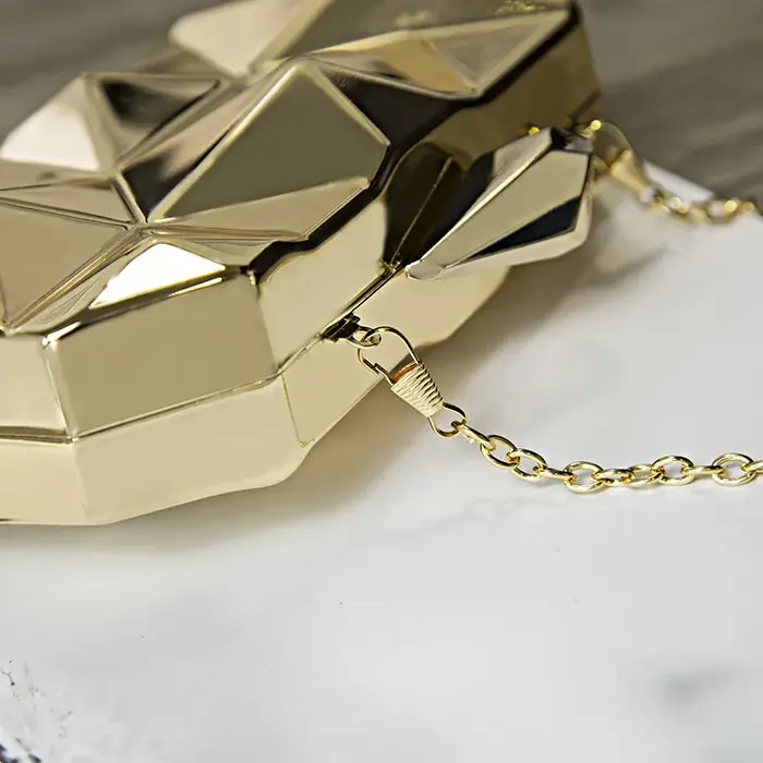 Luxe acrylique brillant boîte Mini pochette Banquet fête de mariage épaule bandoulière dîner sac concepteur pochettes de haute qualité