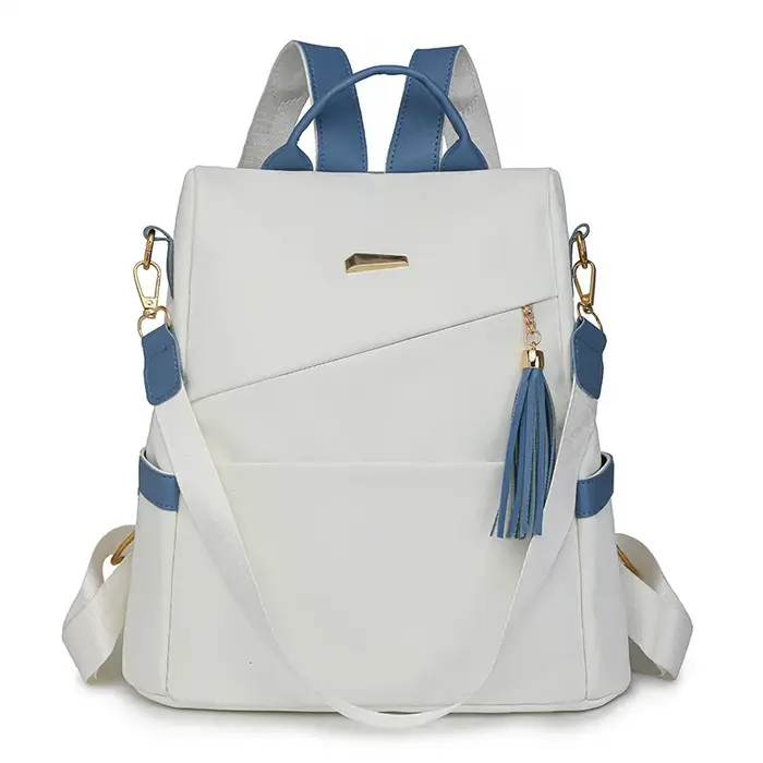 Sac à dos antivol pour femmes, nouvelle mode en cuir souple, Double usage, grande capacité, voyage, 