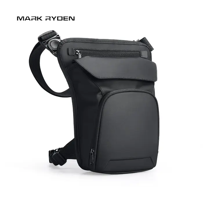 Sac à bandoulière MARK RYDEN, sac de jambe Oxford multi-poches, sac de cuisse à sangle réglable pour