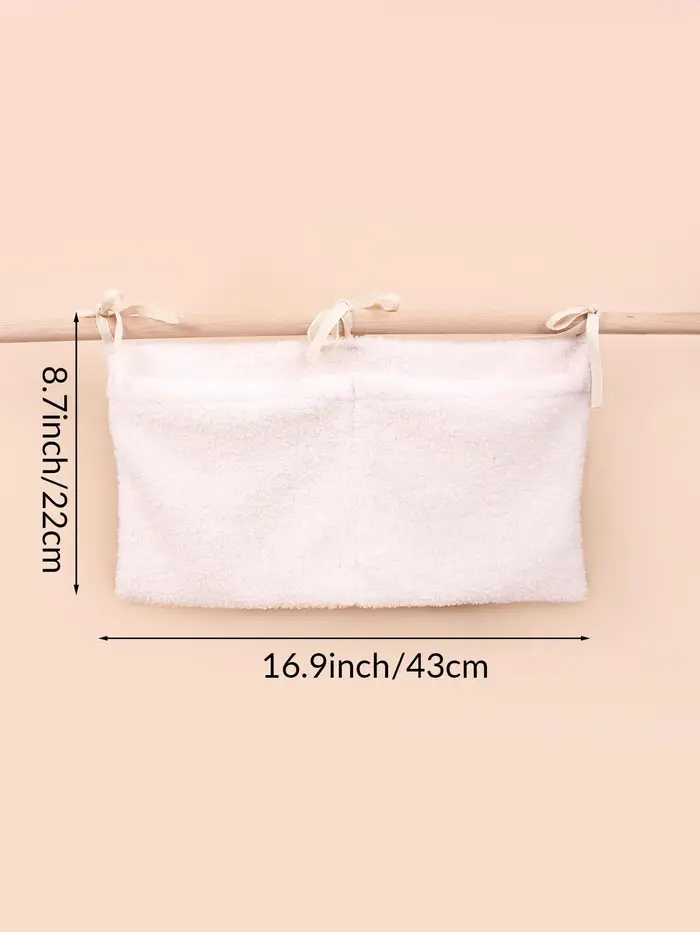 Sac à couches en velours pour bébé