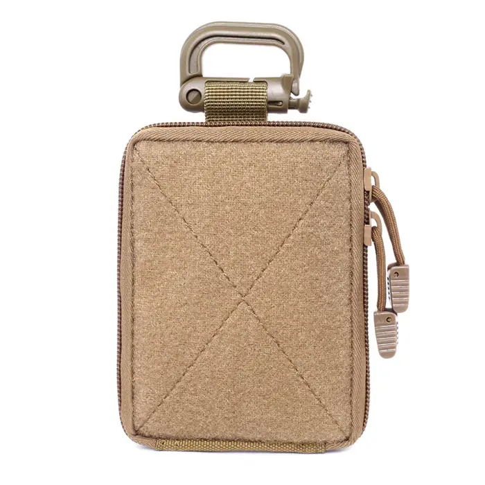 Pochette tactique EDC, pochette de rangement médicale, portefeuille, petit sac Molle d'extérieur, éq