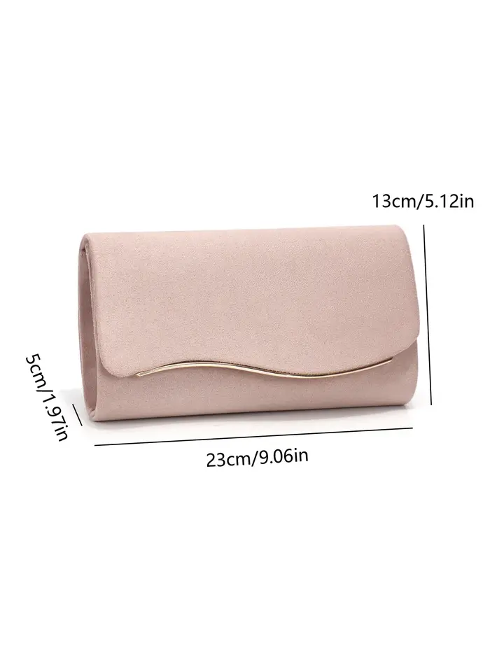 Sacs de soirée en velours de couleur rose pour femmes