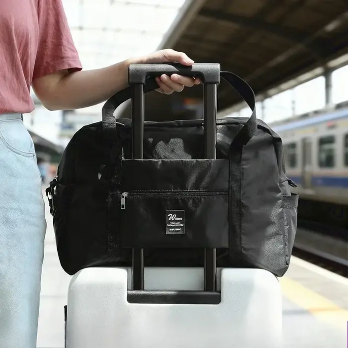 Valise pliable-sac de voyage antidérapant-organisateur de rangement portatif de grande capacité pour vêtements et bagages