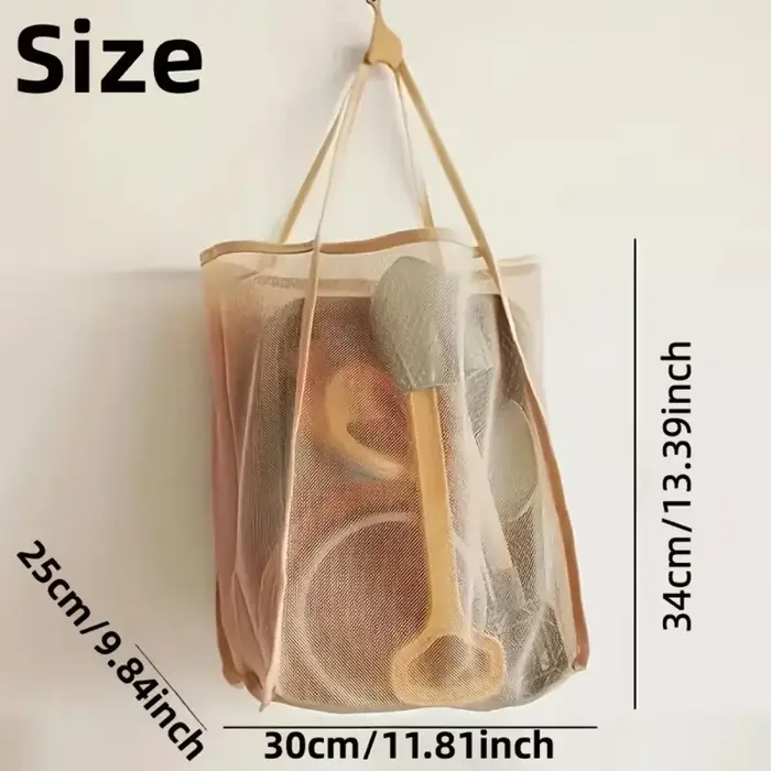 Sac fourre-tout en filet pliable pour la plage et la natation
