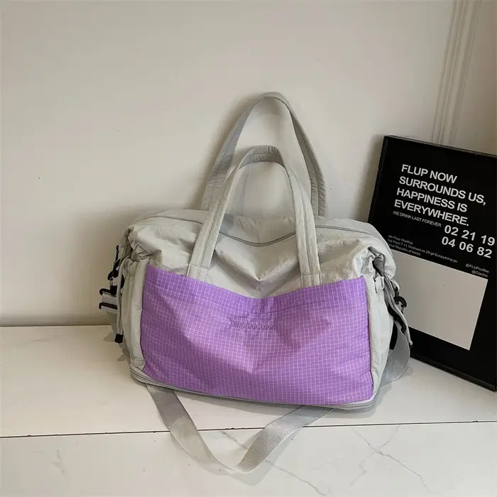 Sac fourre-tout en tissu grande capacité pour femme