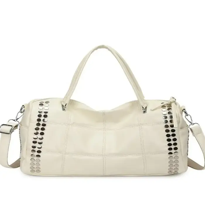 Nouveau Sac Fourre-tout Femme 2026 Style Rétro avec Rivets Métalliques