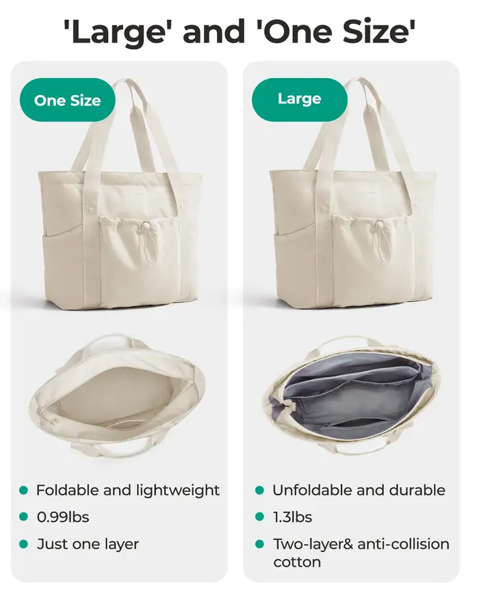 BAGSMART Sac fourre-tout pliable avec cordon de serrage