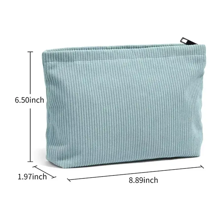 Trousse de maquillage grande fermeture éclair