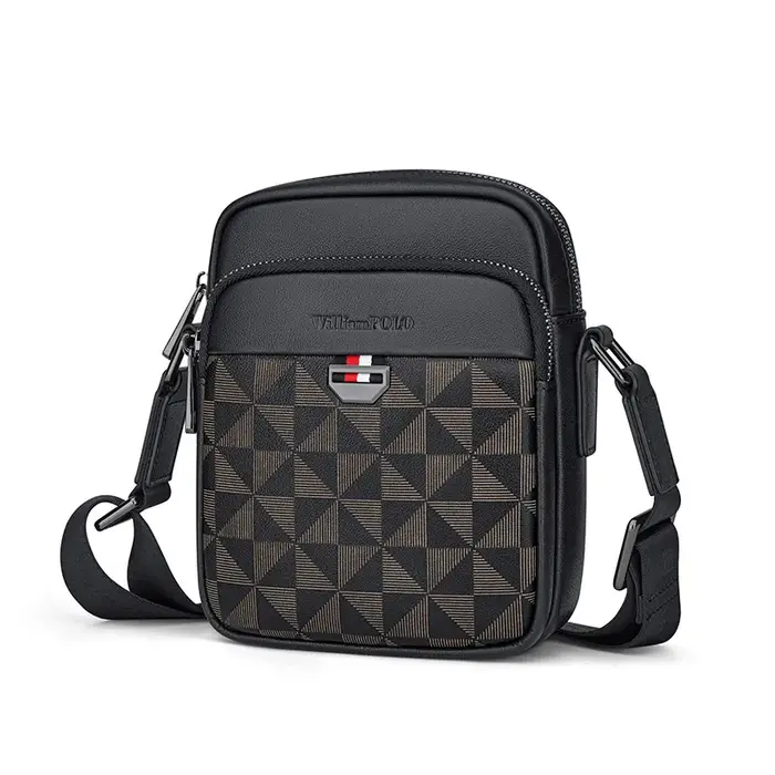 Sac à bandoulière en cuir véritable