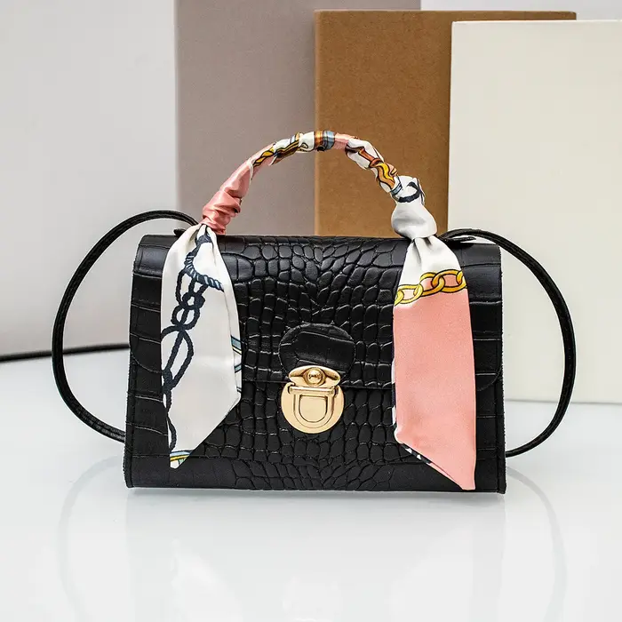 Sac à bandoulière décontracté polyvalent imprimé Floral