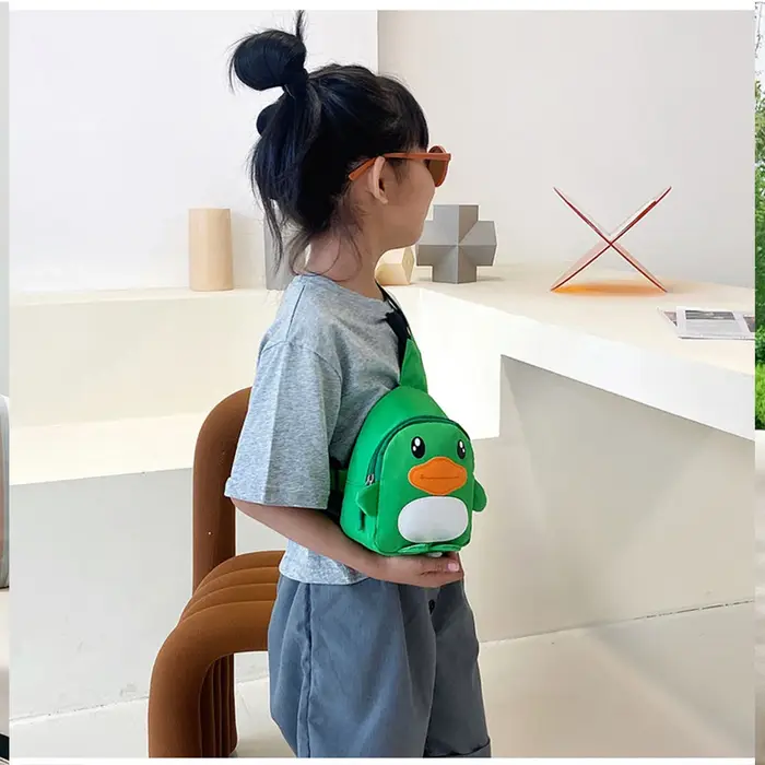 Sac à Bandoulière en Forme de Canard de Dessin Animé