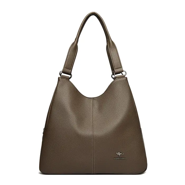 Sac Hobo à poignée supérieure en cuir pour femmes