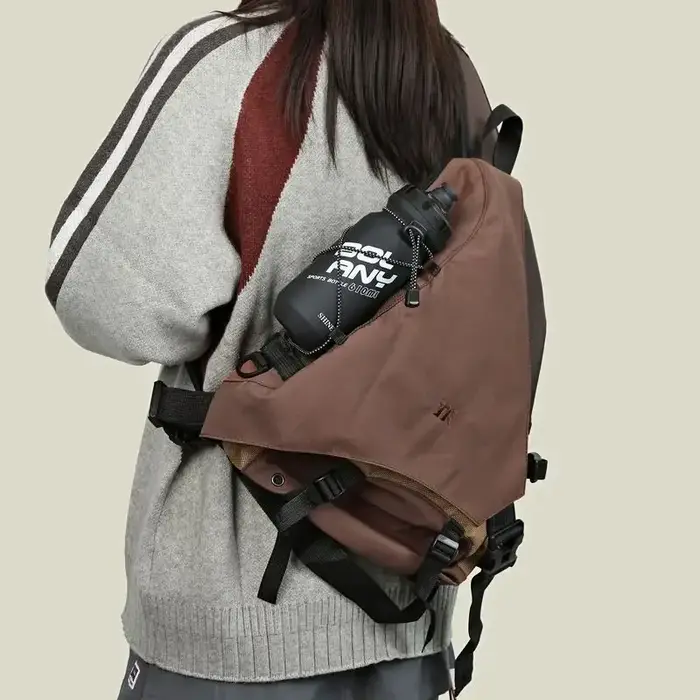 Sac à bandoulière en nylon léger portable