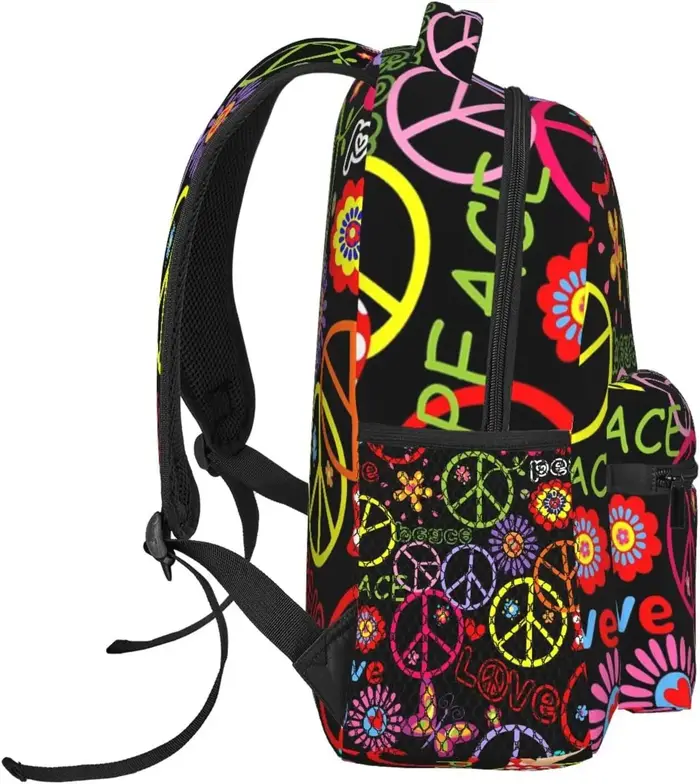 Sac à dos Hiphelicopter Peace avec plusieurs poches