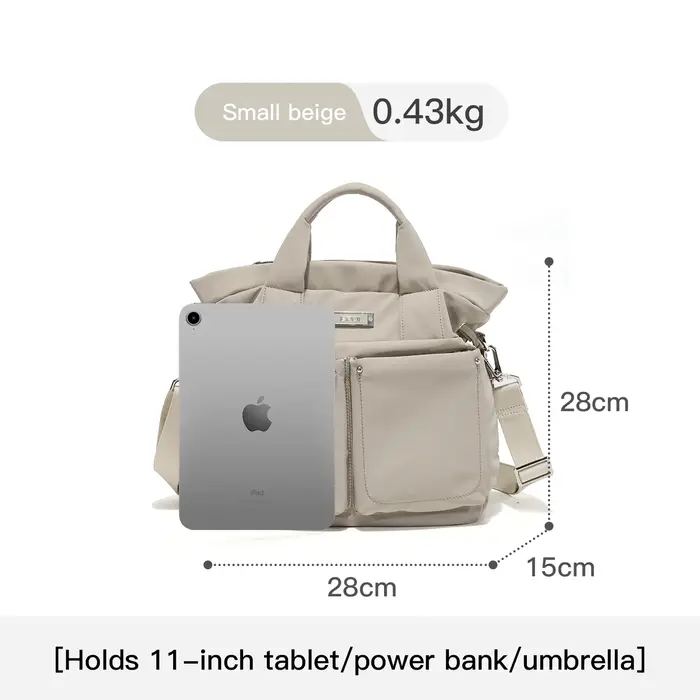 Sac fourre-tout tendance EPOL 2026 pour femme, sacs à main de voyage décontractés, imperméables, gra