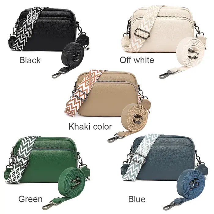 Sac bandoulière tendance pour femme avec 2 sangles