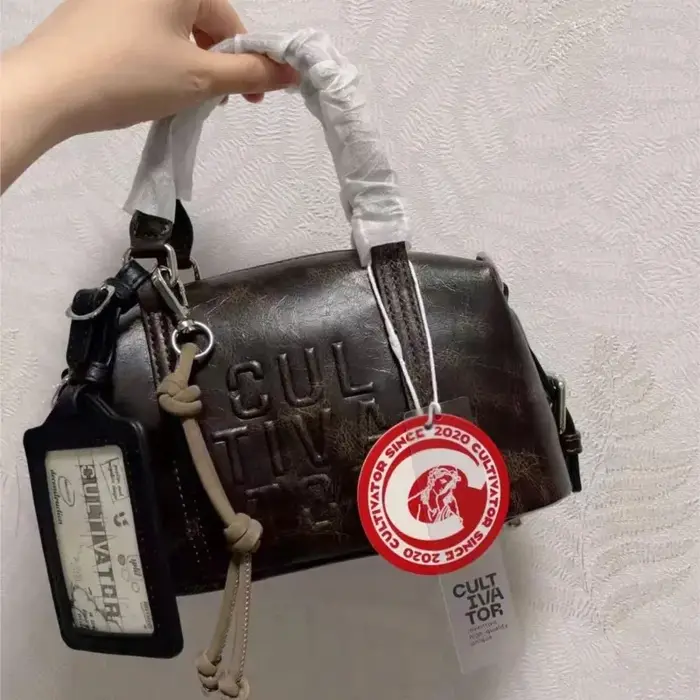 JIAERDI Style Vintage fente pour carte Boston sac à main femmes à la mode multifonctionnel sac à bandoulière dames en