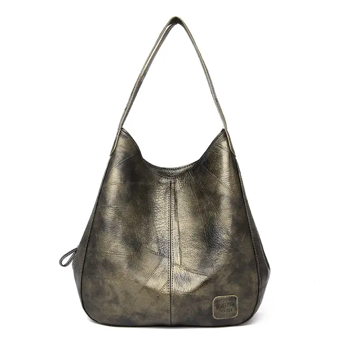 Grand sac fourre-tout en cuir souple